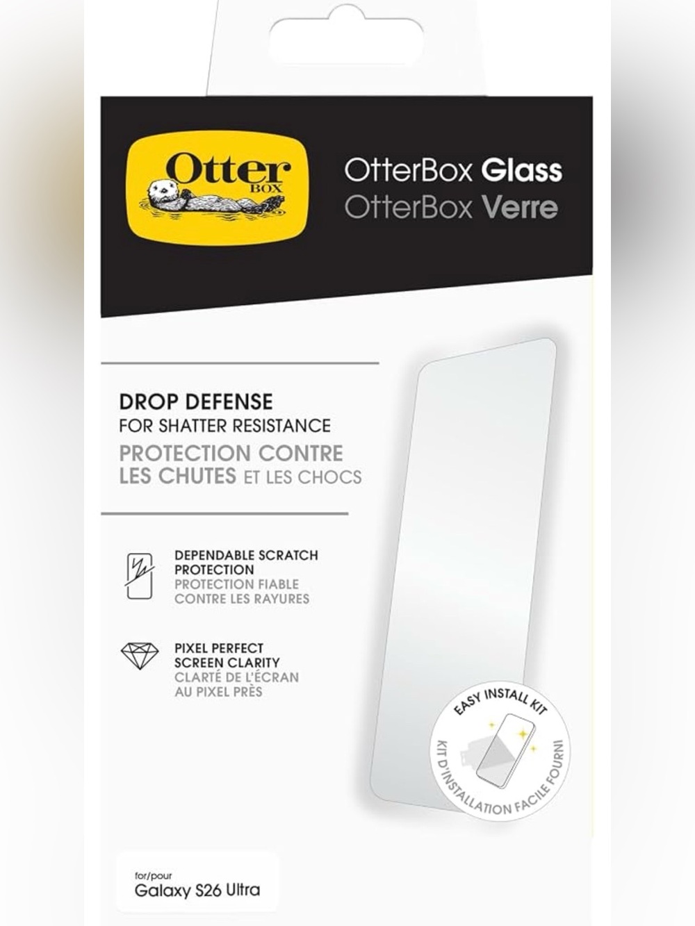 OtterBox Glass Screen Protector for Samsung Galaxy S26 Ultra